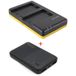Powerpakket Deluxe: NP-FZ100 duo oplader + 5000mAh Powerbank pour 2 batteries Sony NP-FZ100