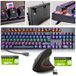 EAXUS Clavier mécanique + Souris ergonomique verticale EAXUS Clavier et souris