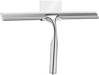 YAHENLI Essuie-glace de douche en acier inoxydable - 25 cm de large - Argent