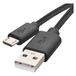 EMOS 2m zwart Micro-USB naar USB-A 2.0 kabel voor snelle oplading en gegevensoverdracht, compatibel met Samsung, Kindle, PS4 en meer