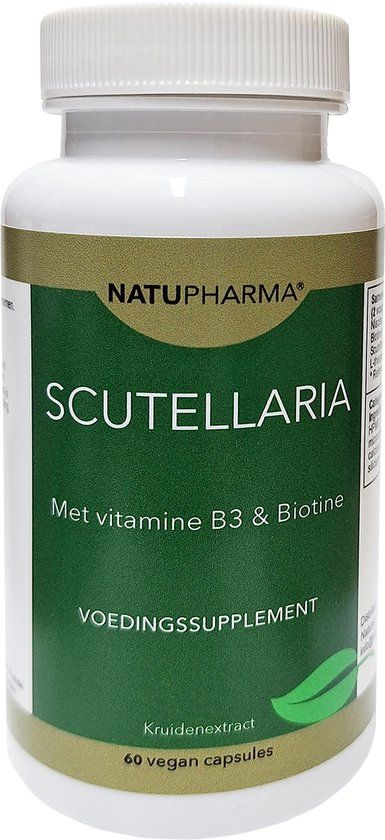 Natupharma Scutellaria met Vitamine B3 & Biotine 60 Vegan caps
