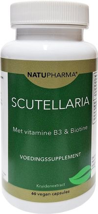 Natupharma Scutellaria met Vitamine B3 & Biotine 60 Vegan caps