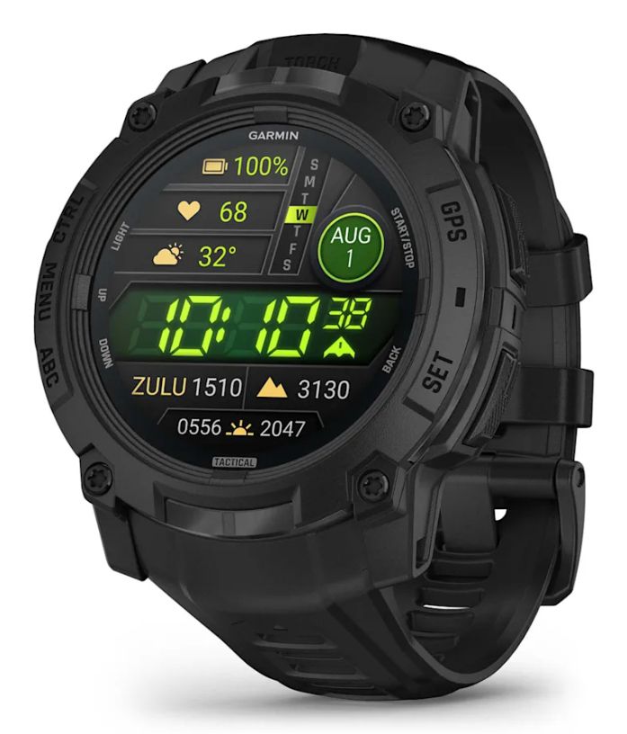 Garmin Instinct 3 Tactical Edition Smartwatch - 50mm, AMOLED, Zwart