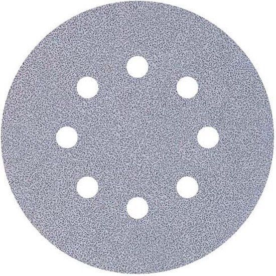 Wolfcraft - Schuurpapier voor excentrische schuurmachines - 5 Stuks - Ø 125 mm - korrel 120
