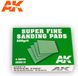 AK-Interactive Super Fine Sanding Pads 800 Grit - 4 Units
