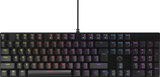 Qware Gaming Melrose - Gaming Toetsenbord - QWERTY (NL) - RGB - USB - Zwart