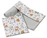 Kinderdeken Medi Partners Kinderdeken met kussen 100% Katoen Minky Grote Bilaterale Set 75x100 + 35x30cm Multifunctioneel Wieg en Kinderwagen