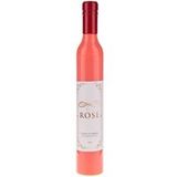 Rosé wijnfles paraplu zwart