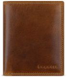 bugatti Savona Upright Wallet With Flap 8CC Cognac Lichtbruin