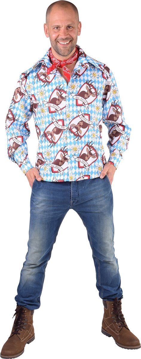 Magic by Freddy Hippie Kostuum Jaren 60 Paisley Hemd Man XL