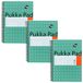 Pukka Pad, Geruit notitieboek in A5-formaat, verpakking van 3 stuks