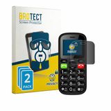 BROTECT - privacy screenprotector voor artfone CS181 - Folie Beschermfolie Blauwlichtfilter 2 Stuks