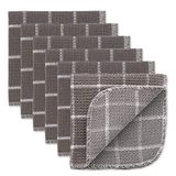 DII Raamruit, Katoen Polyestermesh Polyester, Grijs/Wit, 12x12