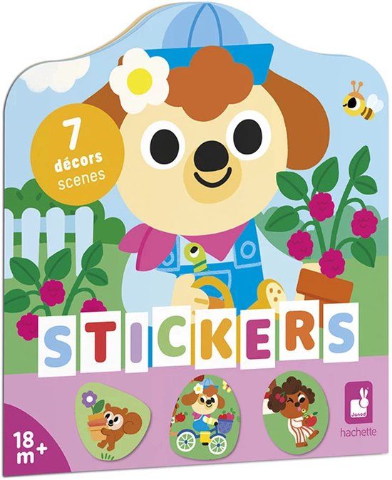 Janod - Stickerset - De tuin