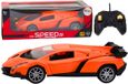 LEAN TOYS Voiture de sport télécommandée orange Rc-voiture 1:16