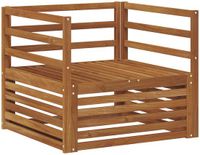 vidaXL 2-zits Buitensofa Naturel