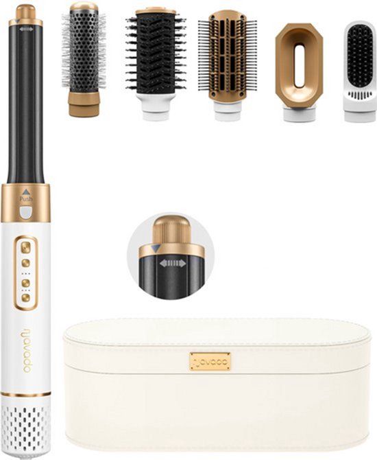 Navado Easystyler Pro Airstyler 6-in-1 - Hair Styler with Cold Shot, Hair Wrap, and More