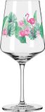 Ritzenhoff Aperitiefglas 500 ml - Serie Summer Rope - Motief nr. 14 met kleurrijke flamingo
