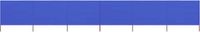 vidaXL Windscherm 6-panelen 800x80 cm stof azuurblauw