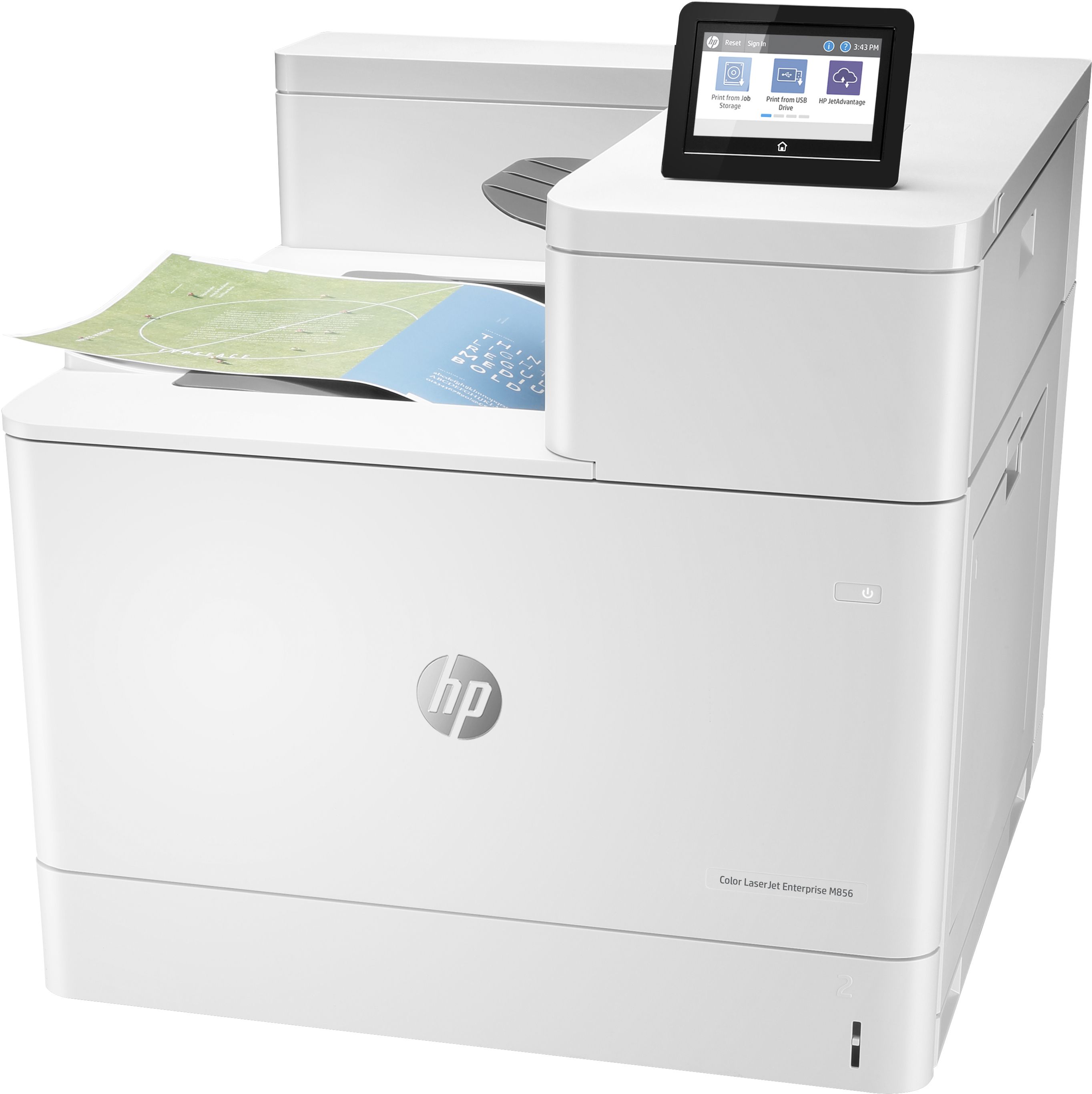 HP Color LaserJet Enterprise M856dn - Kleurenprinter - Laser - A3 - 56 ppm - 1200 x 1200 dpi - Duplex - USB/LAN