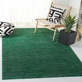 Safavieh Vision Collection Modern tapijt voor woonkamer, eetkamer, slaapkamer - korte pool, groen, 155 x 229 cm