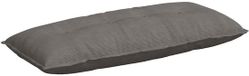 vidaXL Rugkussen Lichtgrijs 120 x 50 cm Corduroy stof