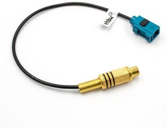 VHBW Fakra Z (v) - Tulp RCA (v) auto video adapter - 0,15 meter