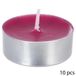 Atmosphera Bougies parfumées - 10x stuks - Frambozen geur - cire/paraffine - 3,5 heures de combustion