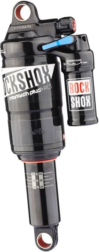 Rockshox Monarch Plus RC3 Debon Air Demper 200 x 57mm Tune mid/mid zwart