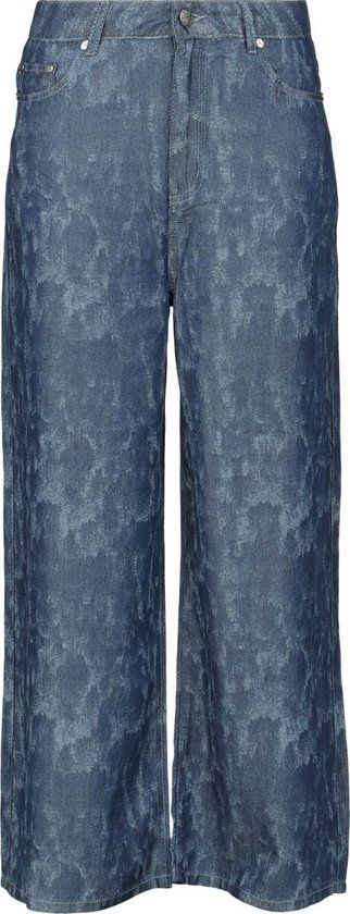 R.E.D. by EMP R.E.D. Rock-Engineered Design blauwe broek met wijde pijpen - Dames - W28L32