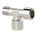 T-stuk, RIEGLER T-stuk, binnen/binnen/buiten, G/R 3/4, SW 25, werkdruk max. 60 bar, bedrijfstemperatuur max. 150 °C, messing vernikkeld