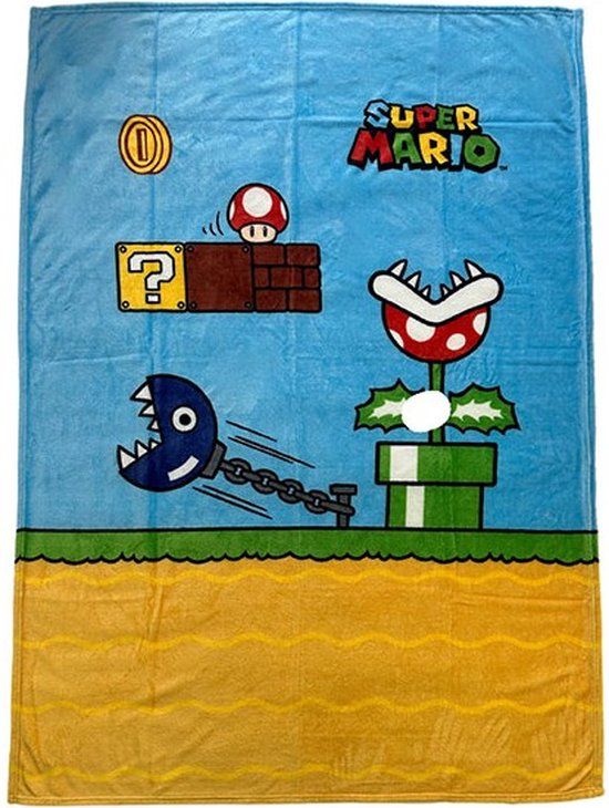 Konix Super Mario - fleece deken - 130x180cm