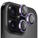 Blueo Film de protection pour caméra arrière Metal Frame pour Apple iPhone 14 Pro Max / 14 Pro, Verre trempé, Violet