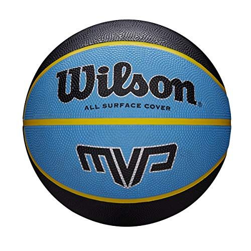 Wilson MVP BSKT Basketbal - Zwart/Blauw - Maat 7 - Uniseks - 2021 Model