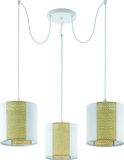 EGLO Arnhem Hanglamp - Papier|Staal - Wit|Bruin