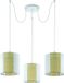 EGLO Arnhem Hanglamp - Papier|Staal - Wit|Bruin