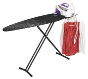 Table à repasser, réglable en hauteur, pliable, en métal, dimensions : 161 x 45 x 15 cm