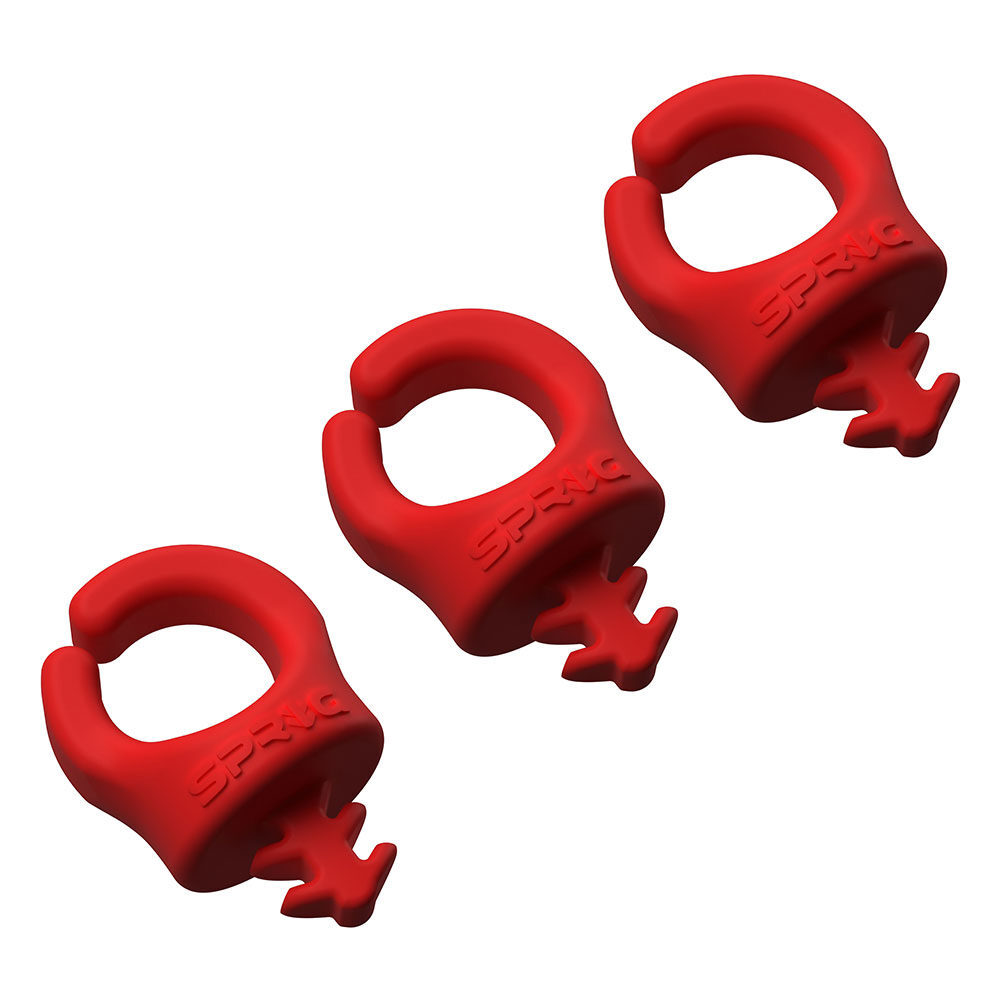 SPRIG SPRIG Cable Opening 13,5 mm 3/8”-16, Red, 3-Pack