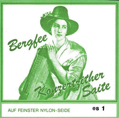 Optima Cithersnaren begeleid nylon groen e 8 f. Harfenzither