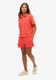 Superdry Country Club Towelling Short Dames Koraal