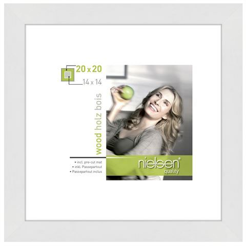 Nielsen Nielsen Fotolijst 8988052 Apollon Wit 20x20 / 14x14 cm