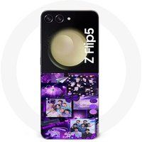Samsung Galaxy Z Flip5 Hoesje bts concept paars