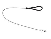 Nobby Kettinglijn "Professional" zwart bruin L: 110 cm; B: 12 mm
