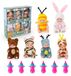 SolidKeus - Set van 6 Mini Baby Poppen met Flesjes