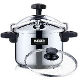 HAEGER Autocuiseur en acier inoxydable Plus, 6 l