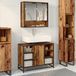 Maison Exclusive - Armoire de salle de bain, bois recyclé, 80 x 33 x 60 cm, fibre de bois