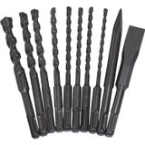 Makita Accessoires Boor-/beitelset 10-delig - D-44971