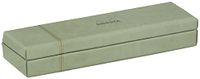 RHODIA 194516C - Pennenzak Celadon - 21 x 5,5 x 3 cm - Oranje Zadelstiksel - Buitenkant in Imitatieleer - Home Office Rhodiarama Collectie - Bureauorganisatie en Stijlvolle Opberging