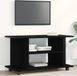 Maison Exclusive - Meuble TV sur roulettes aspect chêne noir 80x40x45 cm