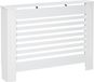 Homcom Cache-radiateur MDF 112x19x81cm Blanc